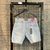 Bermuda Titular Jeans CleanK Pink Details - DELAVE RASGADO - comprar online