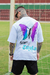 Camisa Titular oversized purple butterfly - BRANCO - comprar online