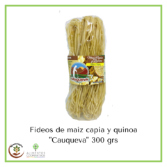 Fideos de maíz capia y quinoa "Cauqueva" 300 grs