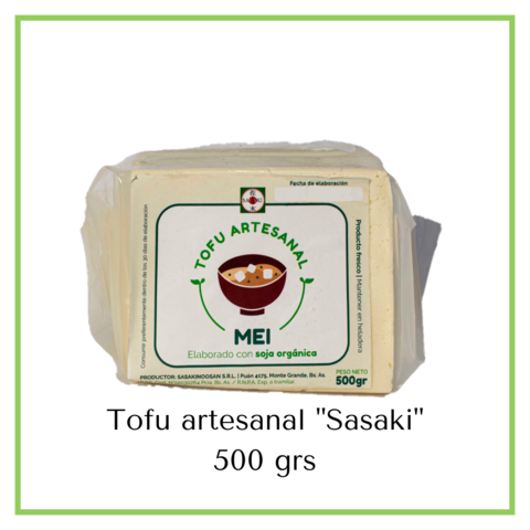 Tofu artesanal "Sasaki" 500 grs