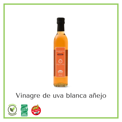 Vinagre de uva blanca orgánico "Anahata" 500 ml