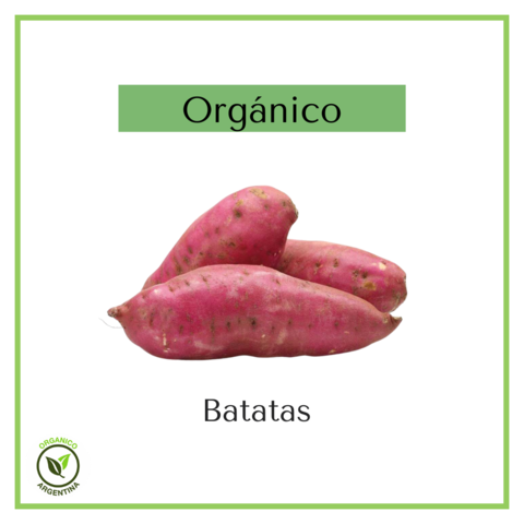 Batatas orgánicas 1 kilo