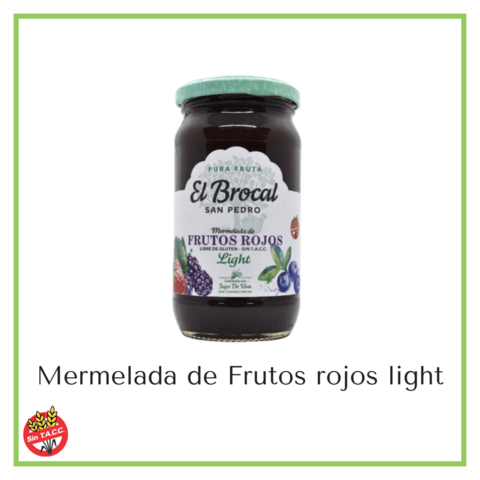Mermelada de frutos rojos light "El brocal" - 400 grs