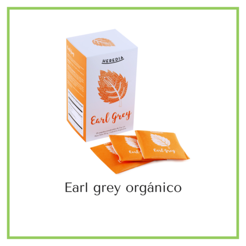 Earl grey orgánico - "Heredia" - 25 saquitos