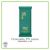 Chocolate 71% cacao | Almendras y sal "Muecas" - 80 grs - comprar online