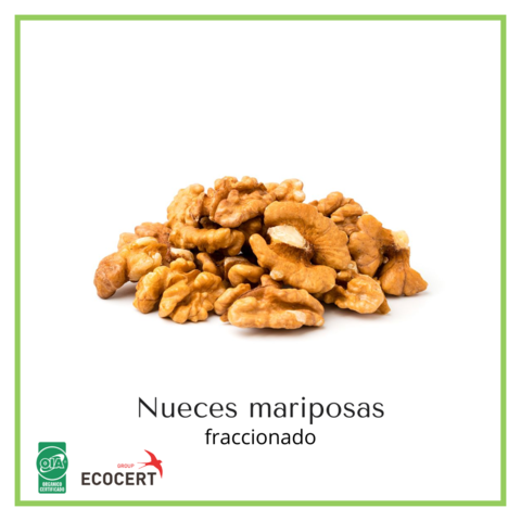 Nueces mariposa peladas orgánicas "Maelca" - Fraccionado