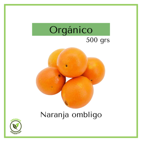 Naranjas ombligo orgánicas 500 grs