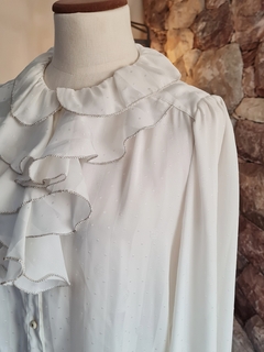 Cmisa vintage con jabot - Lo que el tiempo nos dejó