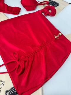 Kit praiano vermelho glow - Migas Praianas