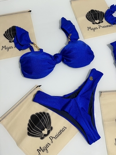 Kit praiano na cor azul royal glow - Migas Praianas