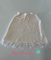 Saia de tricot off white