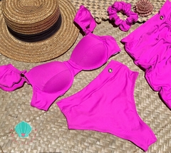 kit moda praia rosa (sob encomenda) *leia a descrição na internet