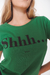 Remera Shh… Verde