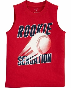 Camiseta Carter's regata Rookie