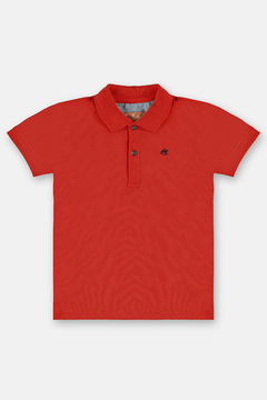 Camisa polo manga curta tomate Up Baby