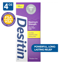 Pomada Desitin roxa Maximum Strength 113 gramas importada e original