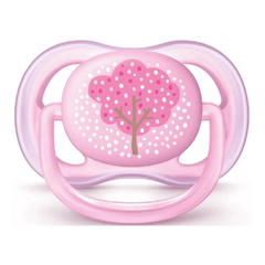 Chupeta Ultra Air 0-6m Decoradas Rosa e verde nuvem (Dupla)-Philips Avent - comprar online