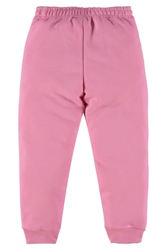 Calça moletom flanelado Up Baby rosa medio - comprar online