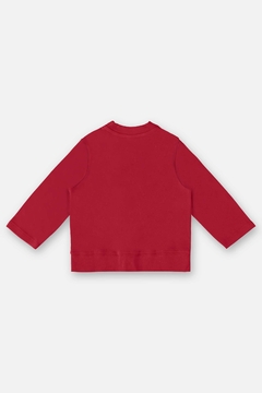 Cardigan algodão vermelho Up Baby - comprar online