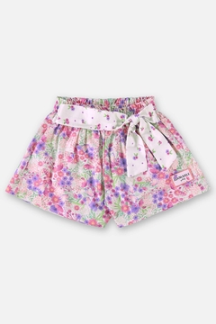 Imagem do Conjunto bata e short em tricoline floral Up Baby