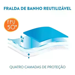 Fralda de banho coração Ecokids Place - comprar online