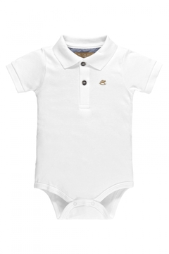 Body polo branco especial Up Baby