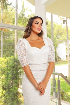 Renda com elastano para vestido best sale