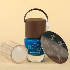 Esmalte Stamping Color Azul 17 ml - comprar online