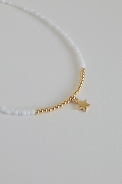 Chocker Miçangas Pingente Estrela - comprar online