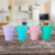 Set x 4 vasos cucuruchos plásticos + cucharitas - comprar online