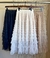 Saia Tule Camadas Off White - comprar online