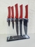 Kit de facas com suporte - Bazar Vitória