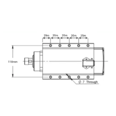 Spindle 3.5kw 4.7cv ER20 Mecânico - Rolamento Cerâmico - Referência: COD-41004 - comprar online