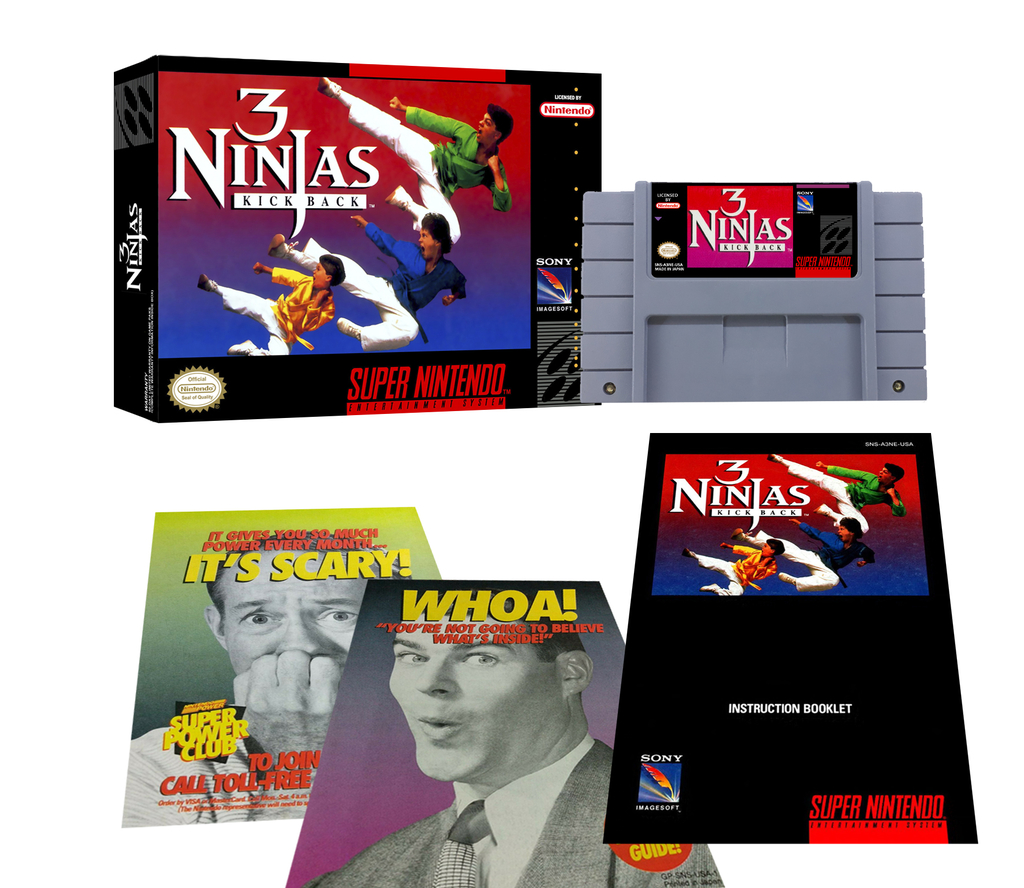 3 ninjas deals kick back snes