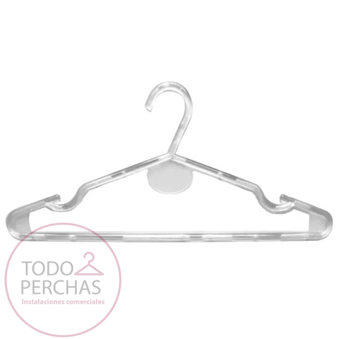 Perchas De Acrilico Transparente Bebe Nino Adulto