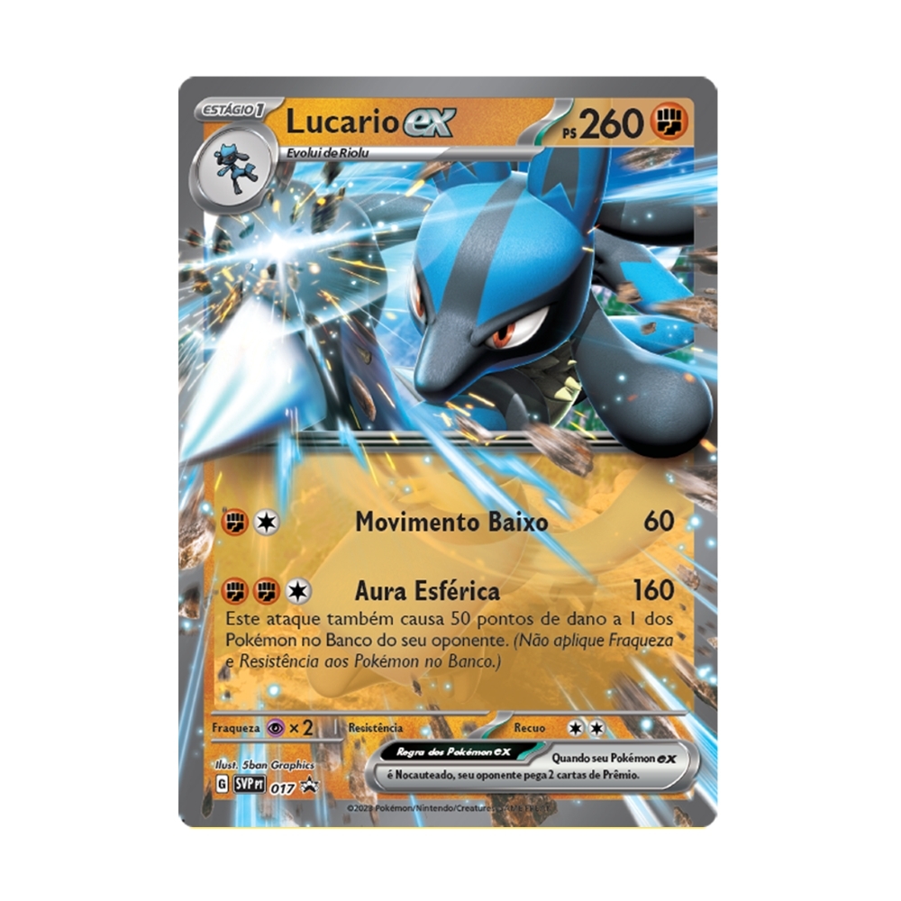 Deck Baralho De Batalha Lucario EX ou Ampharos EX