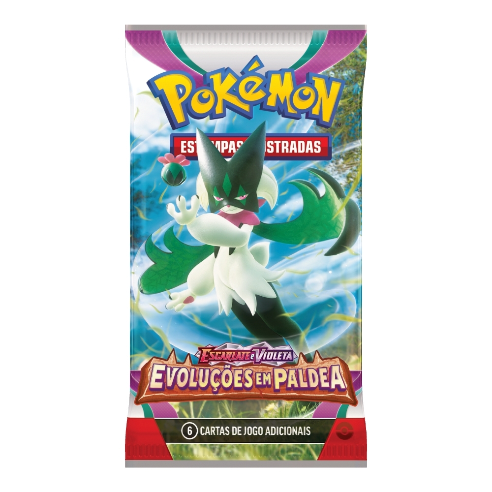 Jogo de Cartas Pokémon - Blister Triplo - EV - Evoluções em Paldea -  Sortido - Copag