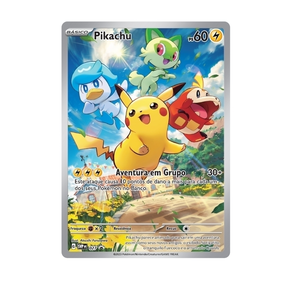 Box Pokémon 40 Cartas Coleção Paldea Sprigatito Copag