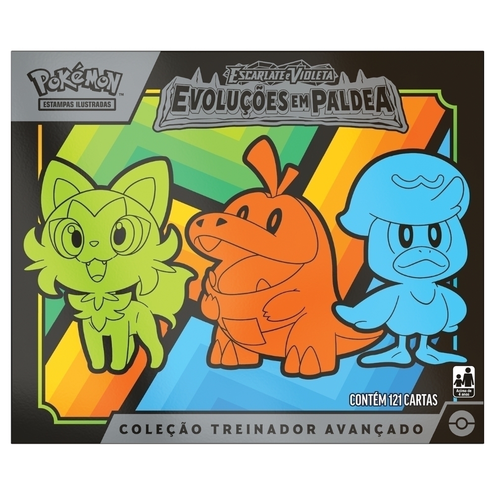 Box Pokémon Coleção Paldea Fuecoco com 40 Cartas - Copag Novidade