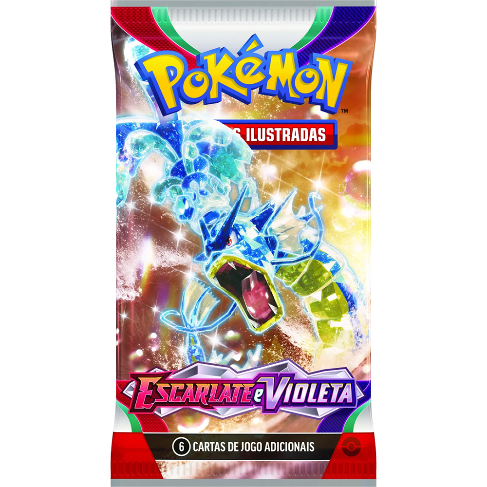 Blister Unitário Escarlate e Violeta COPAG Original Pacote 6 Cartas Pokémon  TCG Booster