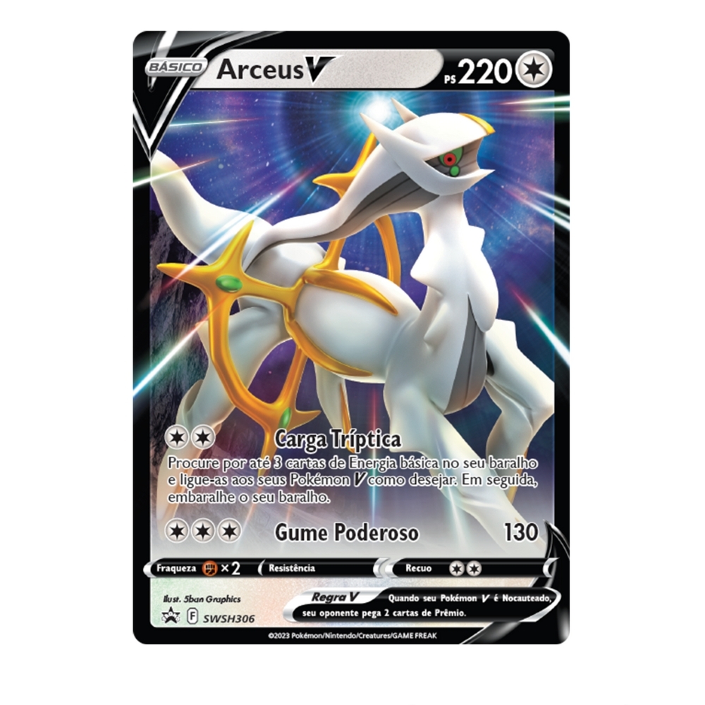 Pokemon TCG: Arceus V Figure Collection Box : : Brinquedos e  Jogos