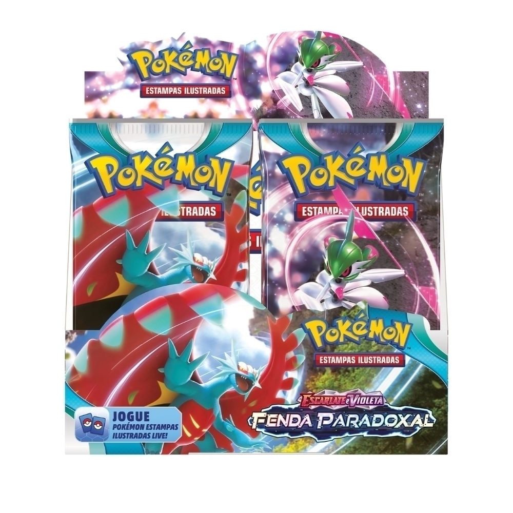 Booster Box 36 Pacotes Escarlate e Violeta COPAG Original Cartas