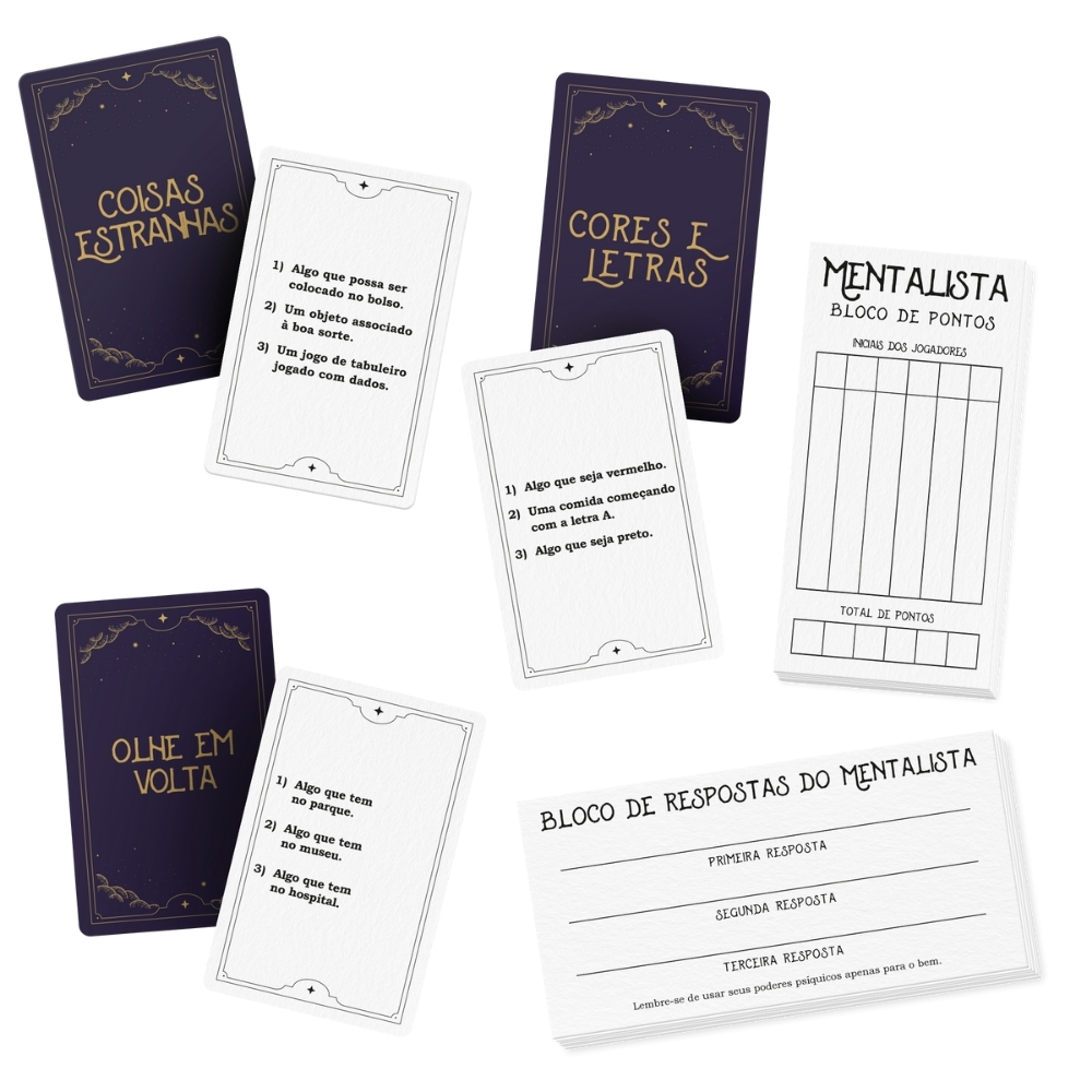 JOGO DE CARTAS MENTALISTA COPAG LEITURA DE MENTES LACRADO E