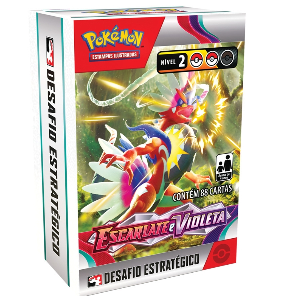 Lata Pokémon Rotom V Escarlate Violeta COPAG Original 4 Booster