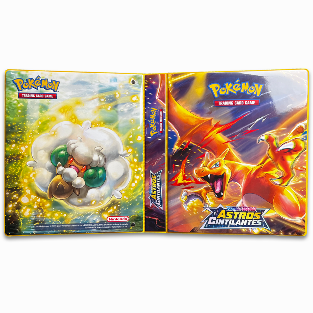 Pasta Album Tipo Fichário Pokémon - Trading Card Game Tcg