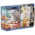 KIT 2 QUEBRA CABEÇAS GATOS 500 PEÇAS GROW PUZZLE ANIMAIS CATS FELINOS QUADROS SALA PARQUE COMBO