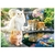 KIT 2 QUEBRA CABEÇAS GATOS 500 PEÇAS GROW PUZZLE ANIMAIS CATS FELINOS QUADROS SALA PARQUE COMBO na internet