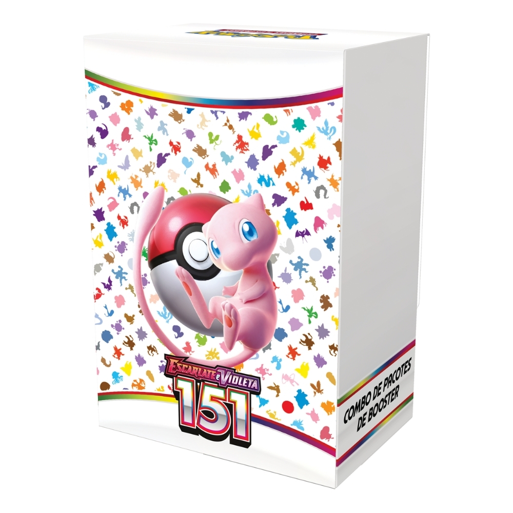 Cartas Pokémon Box 18 Boosters Escarlate e Violeta 151 Copag