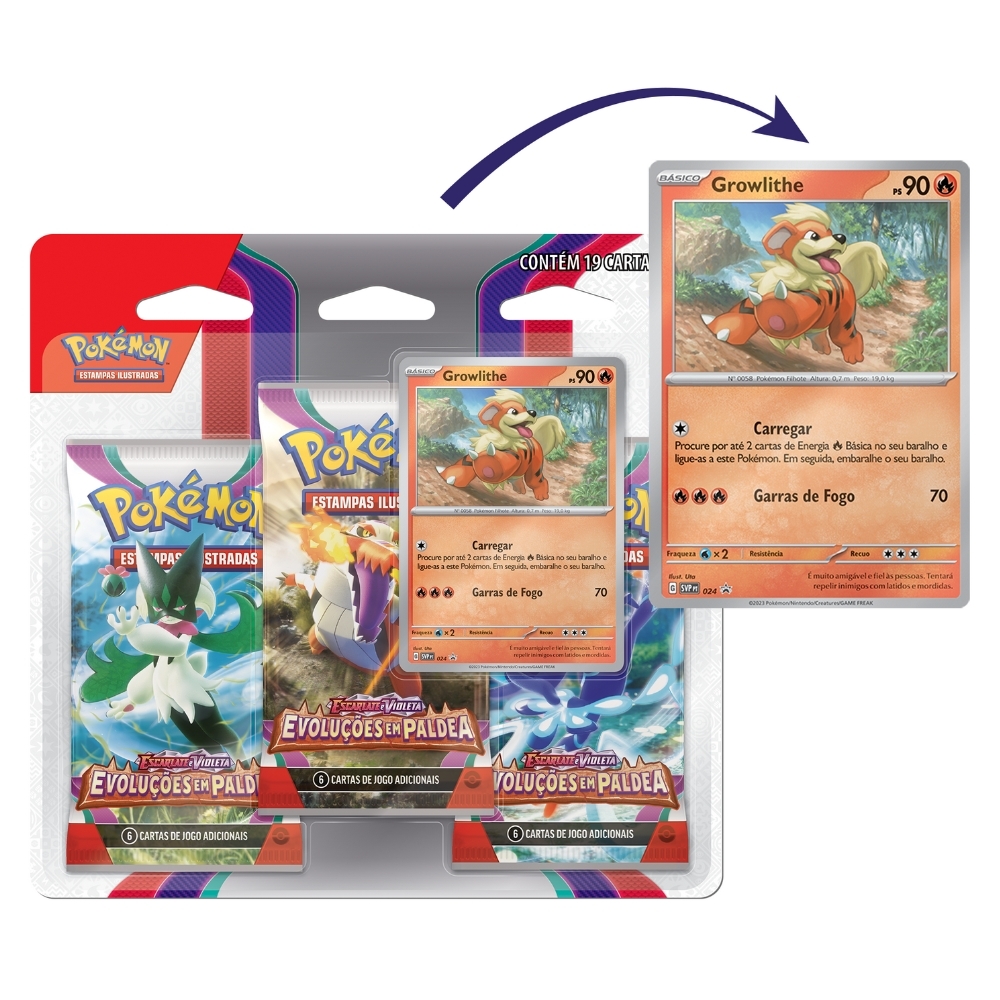 Jogo Cartas Blister Triplo Tcg Copag - Pokémon Go Original