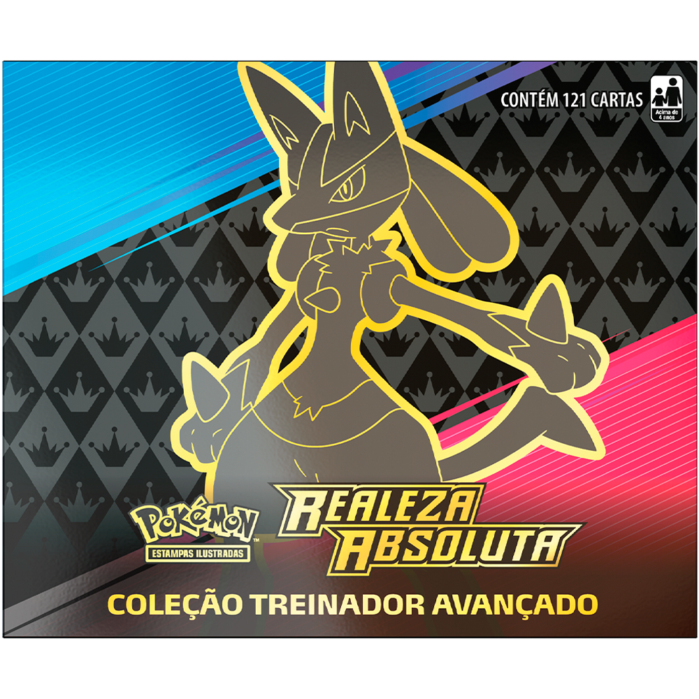 Box Zacian ou Zamazenta Brilhante Shiny Realeza Absoluta COPAG Original 8  Booster Carta Pokémon TCG